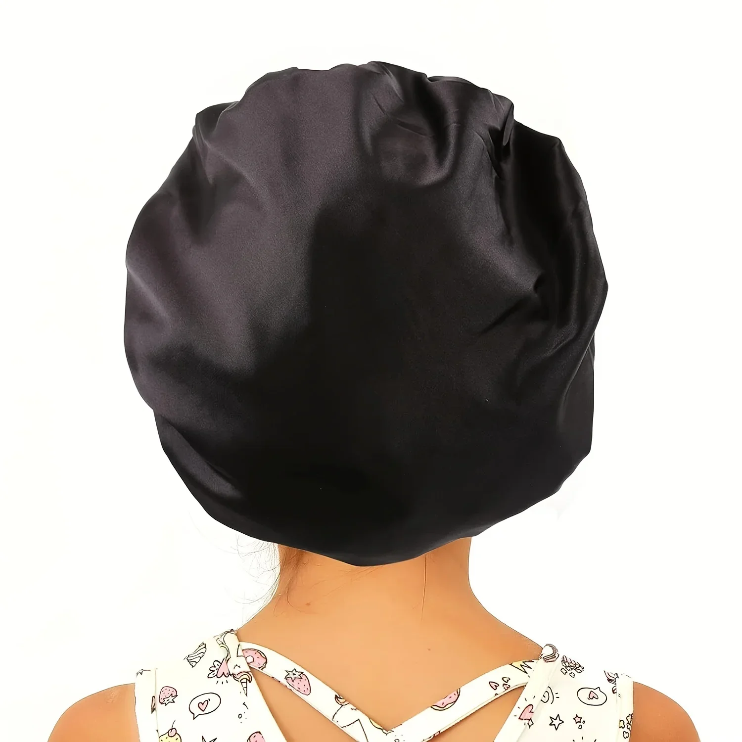 2Pcs Satin Bonnet Silk Bonnet for Women Large Double-Layer Adjustable Bonnet for Sleeping Hair Cap for Braids Curly
