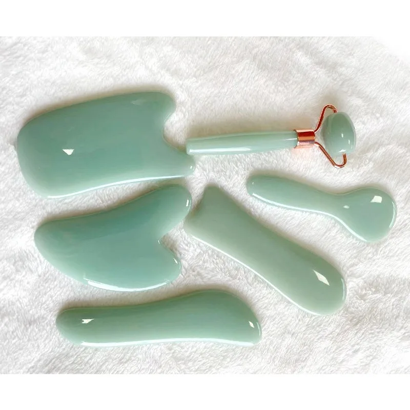 Natuurlijke Hars Gua Sha Massage Tools Gezichtsopheffing Anti-Rimpel Schraper Lichaam Schoonheid Deblokkeren Meridianen Acupoint Acupunctuur