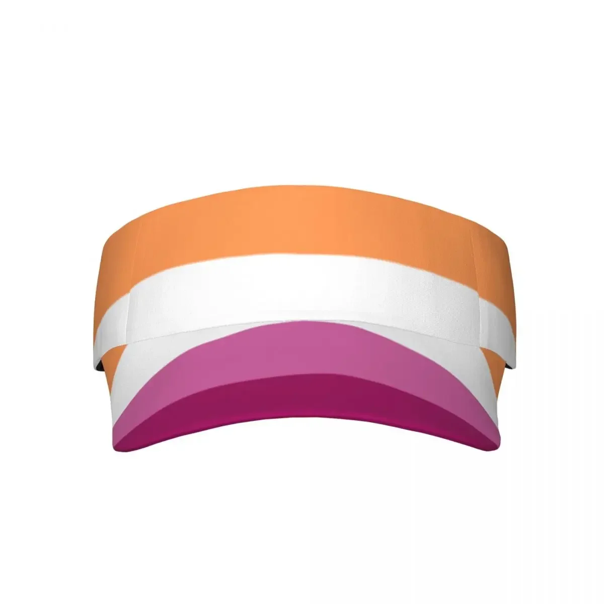 Summer Air Sun Hat Men Women Adjustable Visor UV Protection Top Empty Sports Lesbian Pride Flag Sunscreen Cap