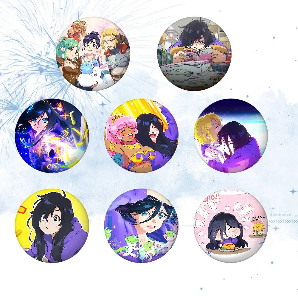 Anime Cute H-Zenshu Enamel Pins Handmade Round Brooch L Killer Yagami Light Cosplay Badge Backpacks Jewelry Gifts