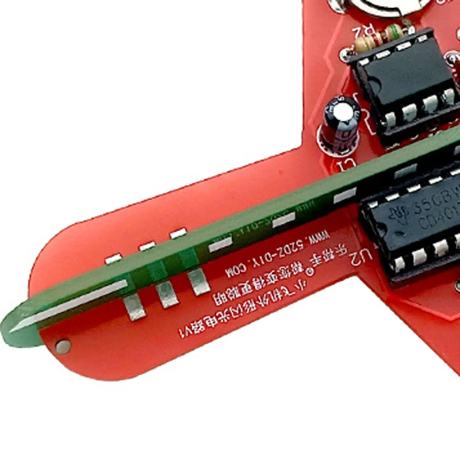 Juego de montaje de placa de circuito de práctica de soldadura DIY electrónico, avión práctico