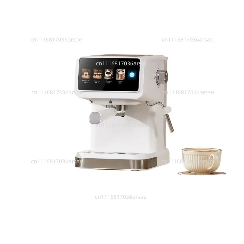 20Bar Espresso Machine, Steam Milk Frother Coffee Maker , Compact Semi-Automatic Cappuccino Brewer for Home Off