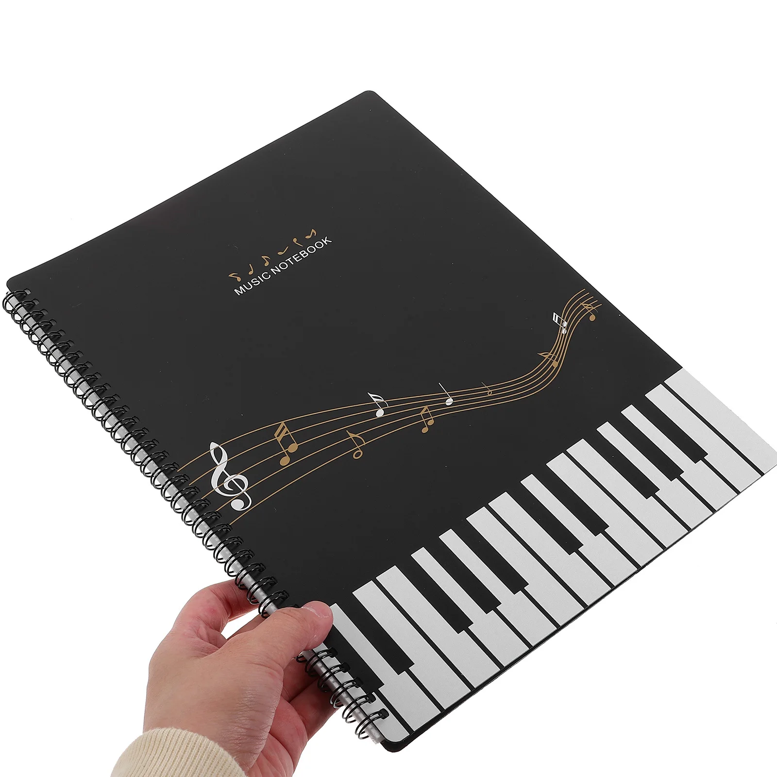 

A4 Music Score Folder Durable Plastic Organizer File Storage Document Holder for Musicians Students Teachers Music Folder