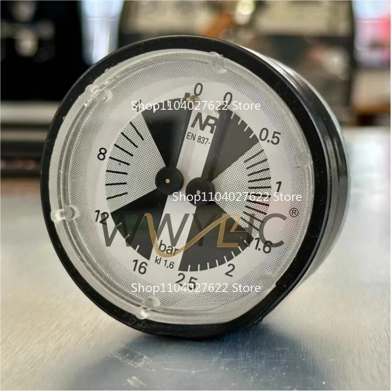 Suitable for FAEMA E98 Campari M27 Casadio Semi-Automatic Coffee Machine Double Pointer Pressure Gauge in Italy