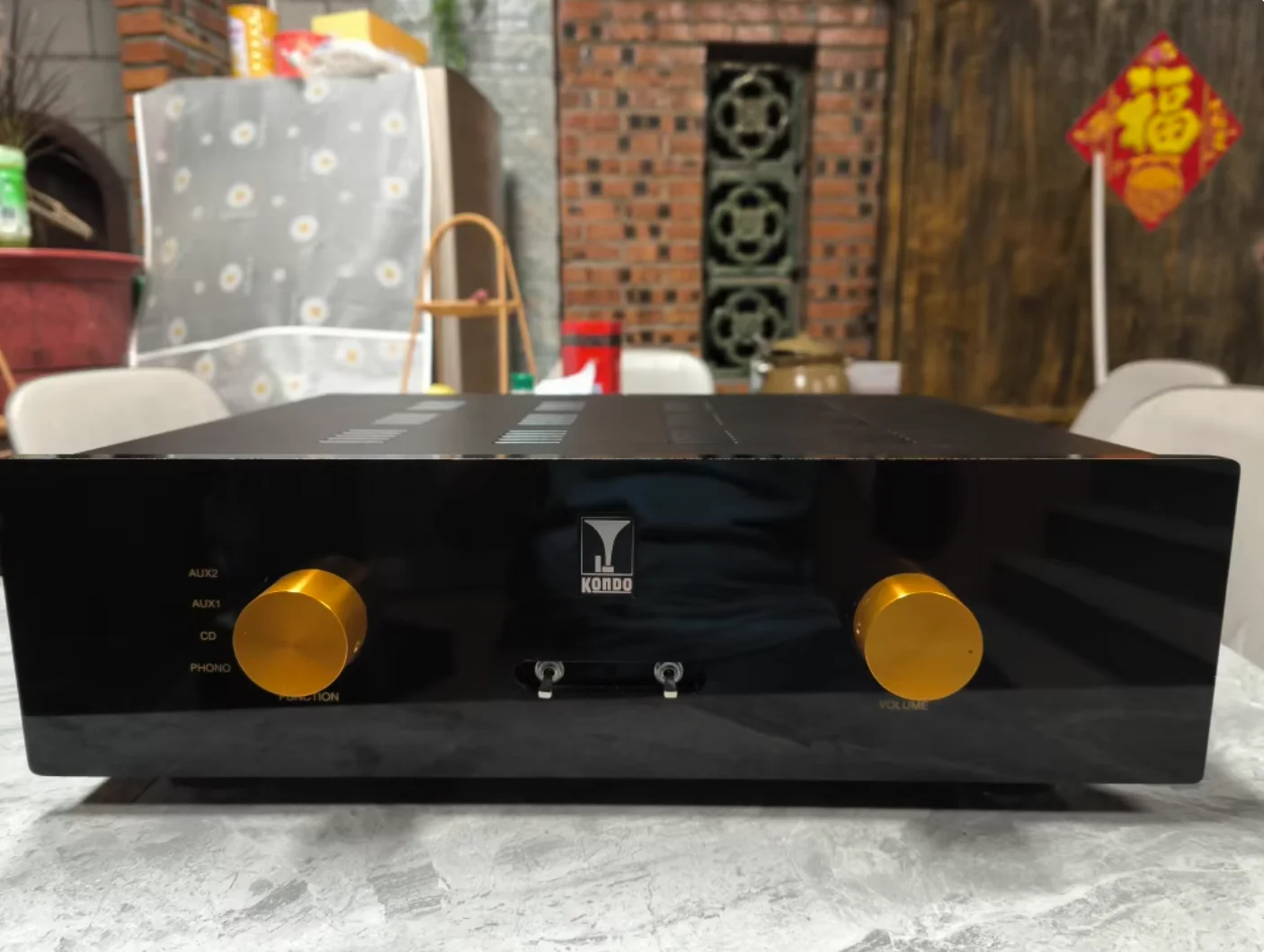 DIY Kindo tube preamplifier chassis Iron Shielding function power amplifier case with knobs 430x120x300mm