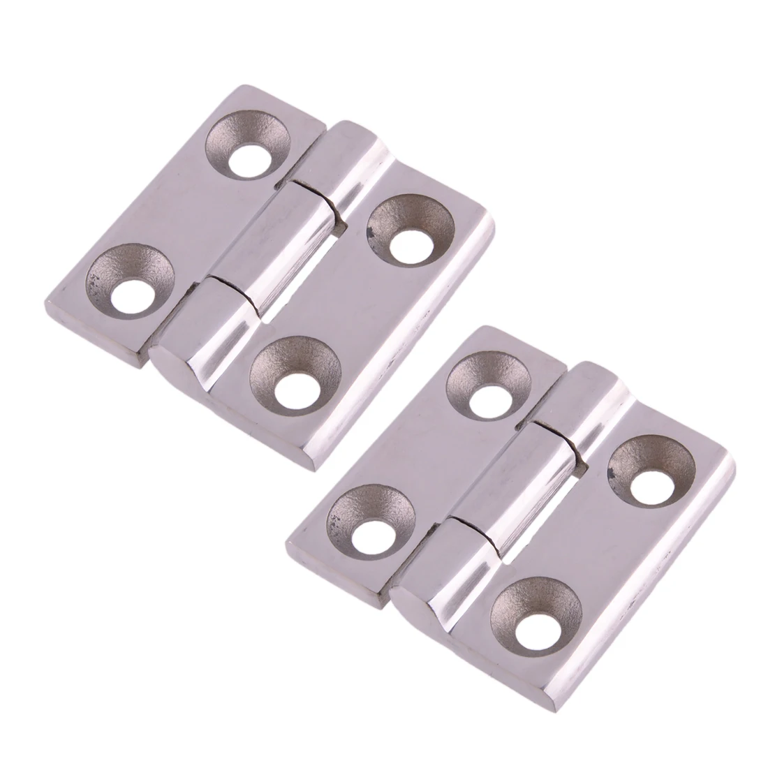 

2pcs Marine Boat Door Hatch Square Butt Hinge Deck Hardware 50x50x6mm 304 Stainless Steel