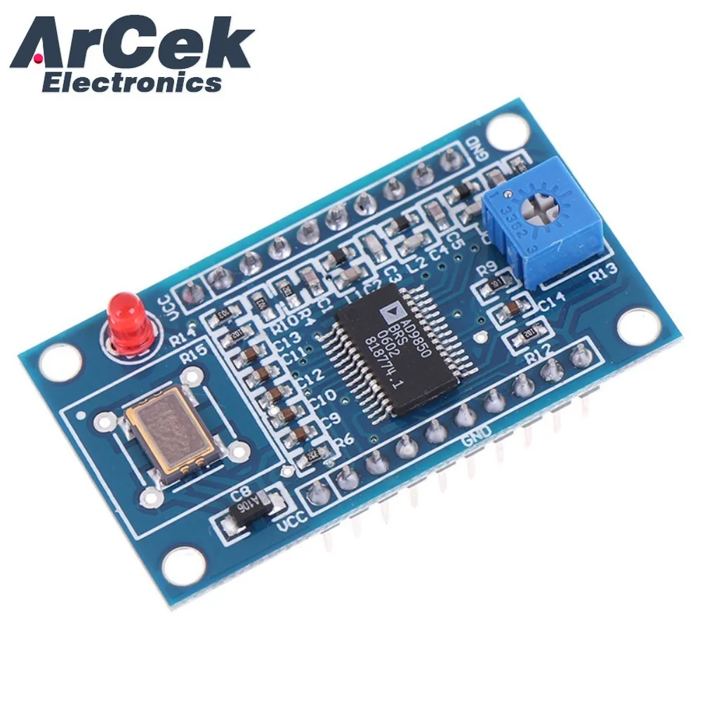 AD9850 DDS Signal Generator Module 0-40MHz 2 Sine Wave and 2 Square Low-pass Filter Crystal Oscillator Test Equipment Board