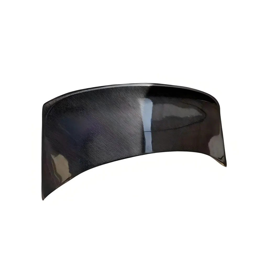 JXWANCF for BMW 3 Series E46 2002-2005 Real Carbon Fiber Car Rear Bumper Guard Tail Gate Trunk Lid Cover Decklid Panel FRP view 4