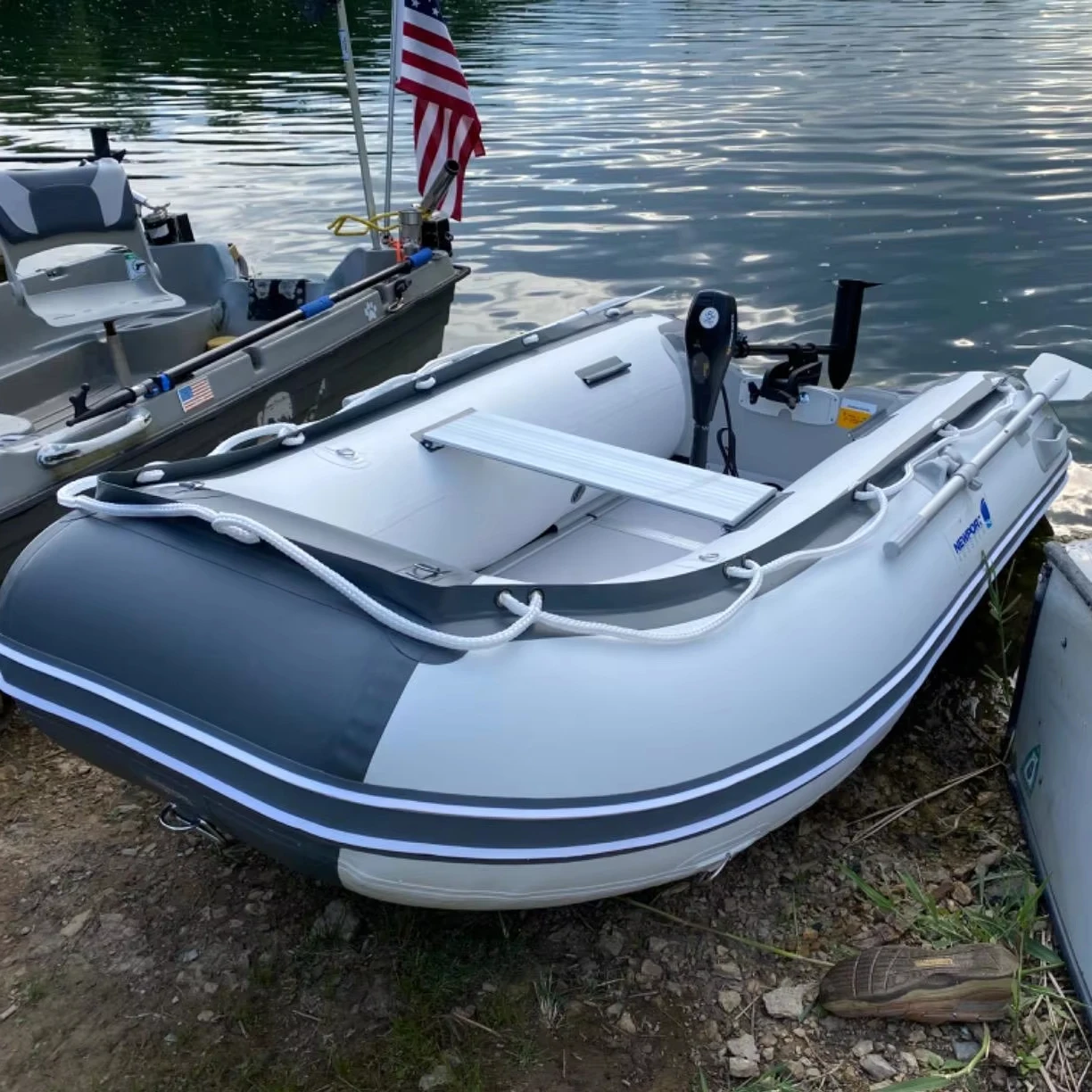 

Small 2.9m Ultra Light Weight Portable Inflatable Tender Inflatable PVC Boat with air Deck Floor for Family Funpromote sales