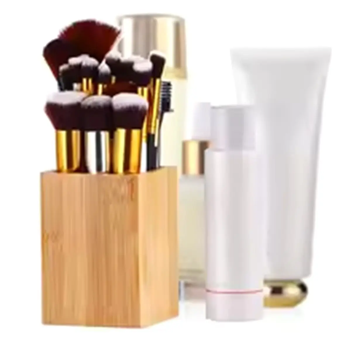 AA83 Desktop Storage Pencil Organizer Stationery Multifunctional Home Study Bamboo Pen Holders Desktop Organizer