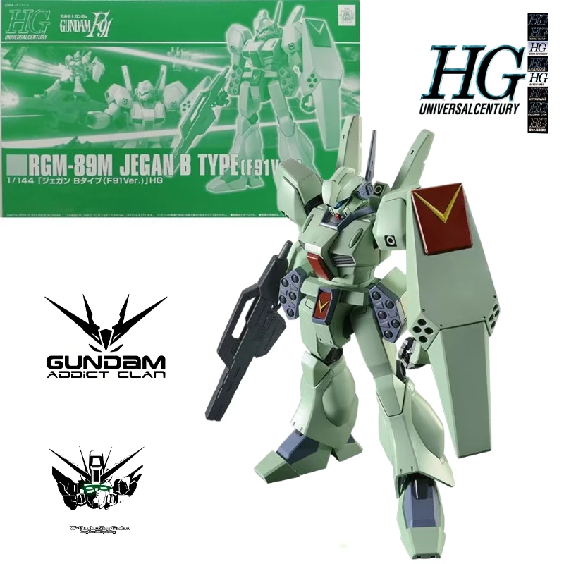 

В наличии Bandai Original PB HG 1/144 Джеган Сборка Модель Коллекция Праздничные Подарки Украшения Меха Фигурки Аниме Игрушки