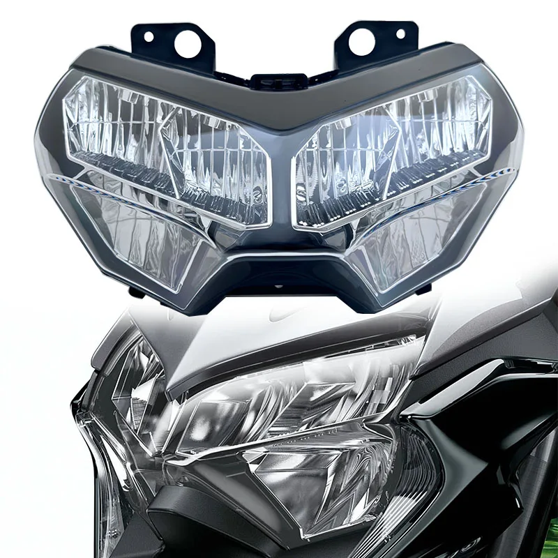 

For Kawasaki Z400 Led Headlight 2018 2019 2020 2021 2022 Z 400 Driving Headlamp Front Head Cowl Upper Nose Fairing Cover Housing