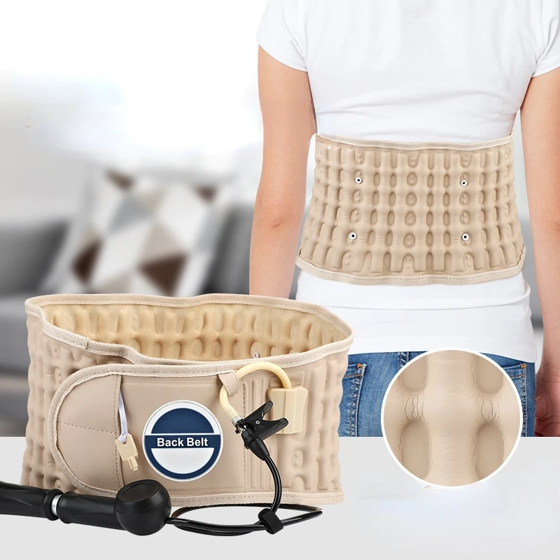 

Inflatable Decompression Belt Lumbar Disc Protrusion To Relieve Low Back Pain Adult Support Fixed Waist Support