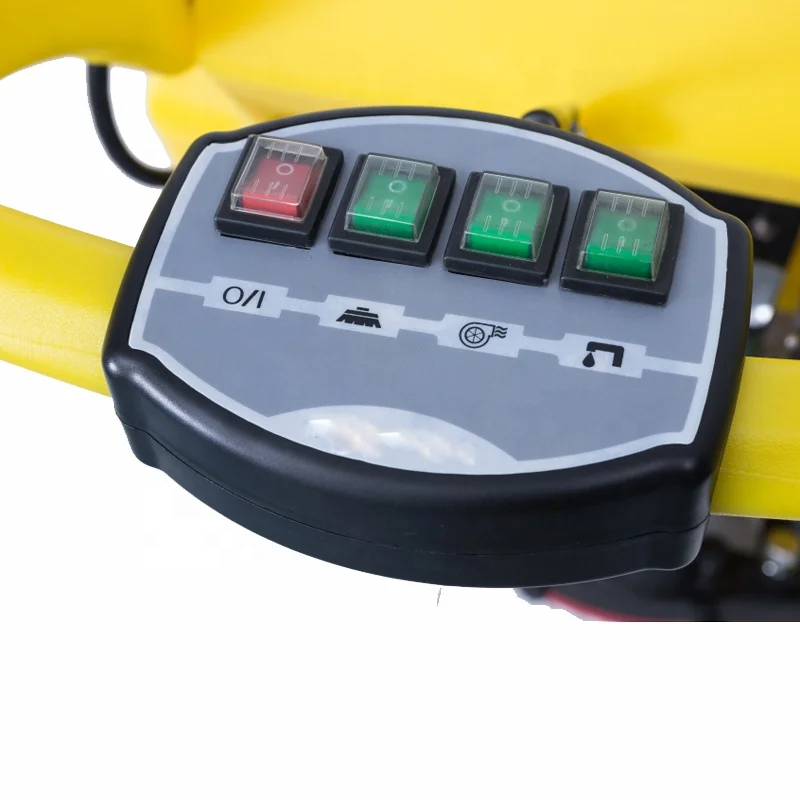 SC3AC Import Motor Retractable Wheels Single Brush 17 Inch Cable One Adjustable Height Handle Floor Scrubber Burnisher Machine