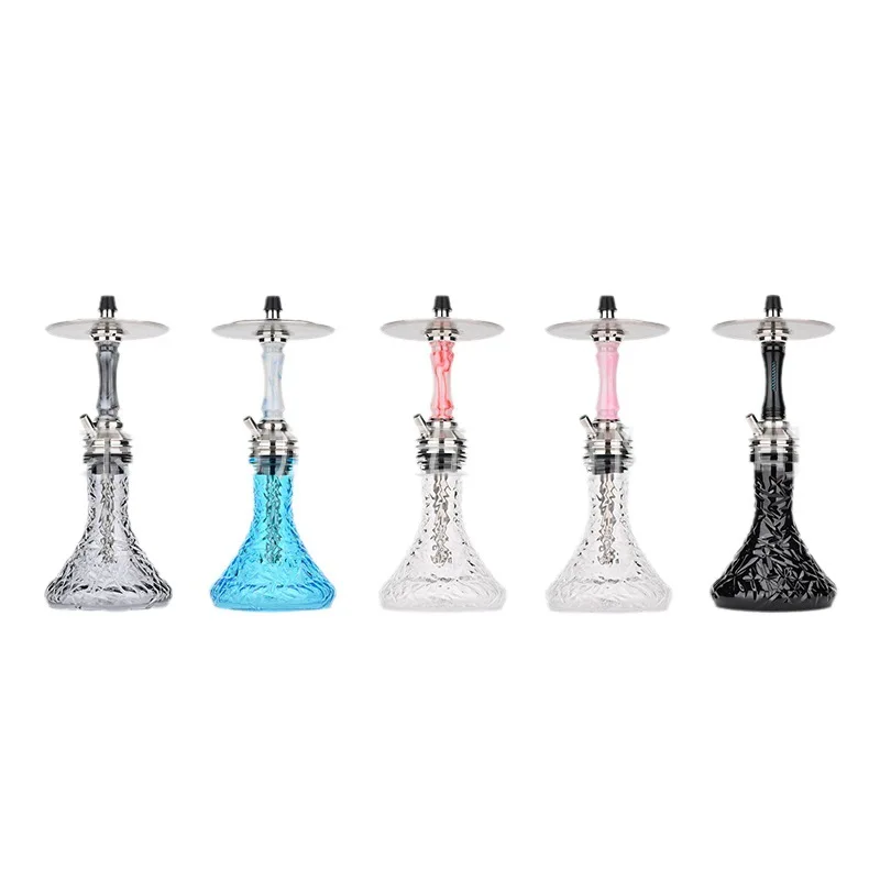 Water hookah set, metal accessories, glass complete set, smoking pot, KTV, bar exclusive