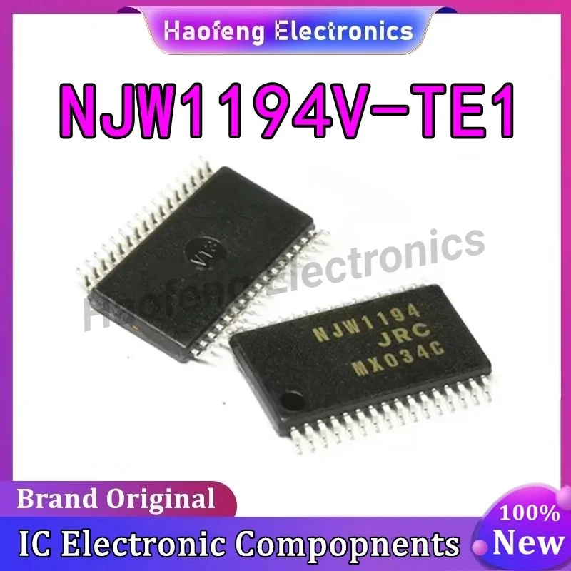 5PCS NJW1194V-TE1 NJW1194 SSOP32 2CH Electronic Volume Controller New Original