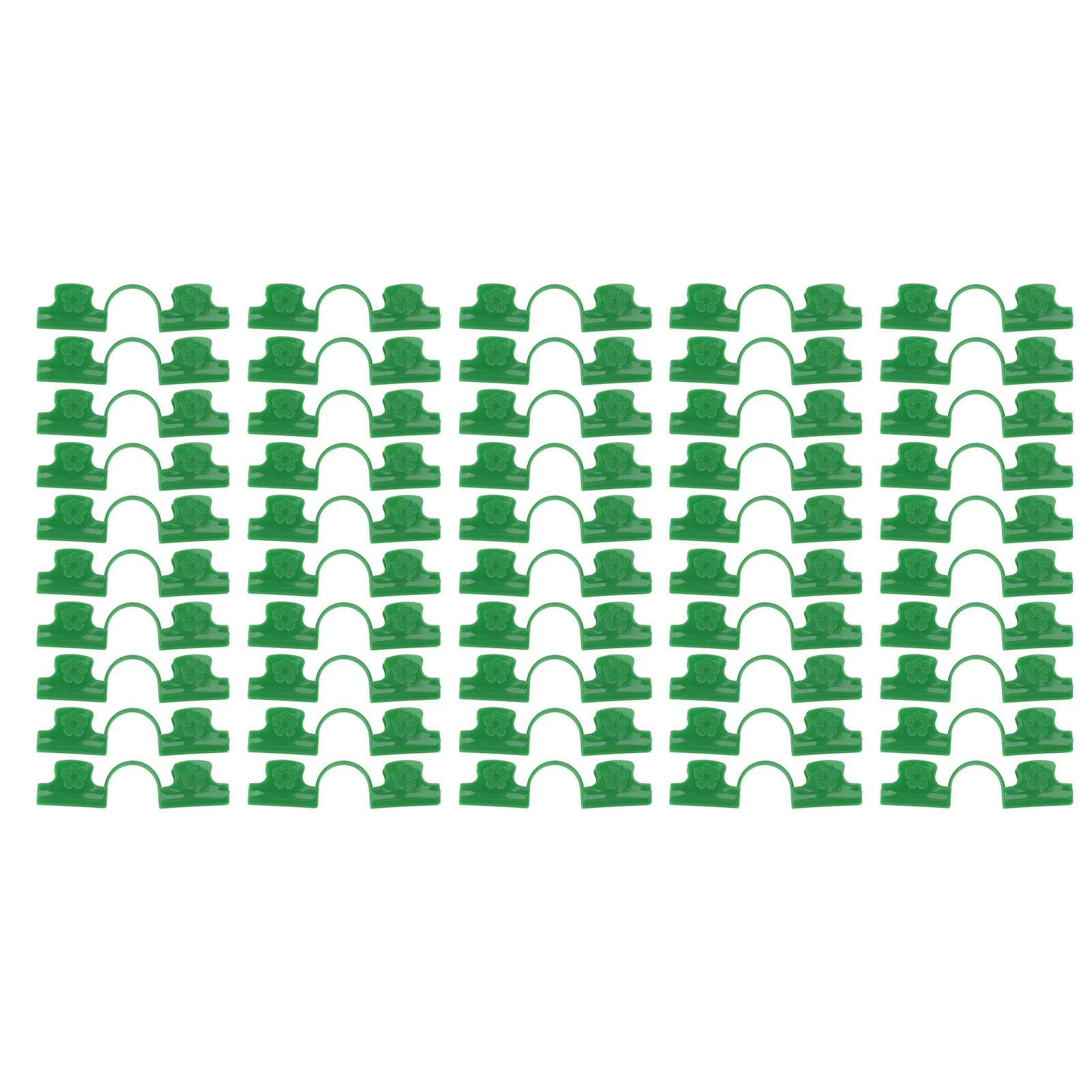

2 Head PE Plastic Greenhouse Clamp Clip for Horticulture Shading Net Rod & Plant Film