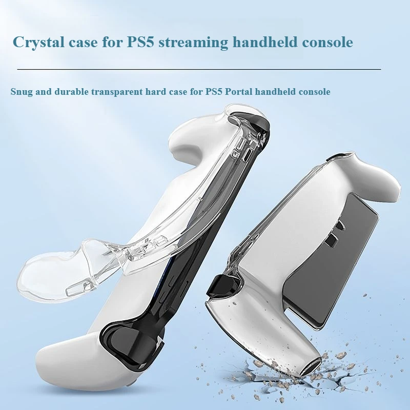 

For PS5 Portal High Quality Transparent PC Protective Case With Anti Scratch Feature - Great For Controller Sleeve