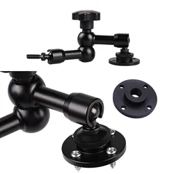 1/4''  3/8'' Camera Tripod Metal Fixing Base Flange Outdoor Desktop Connection Bottom Monitor Adapter Fixing Base