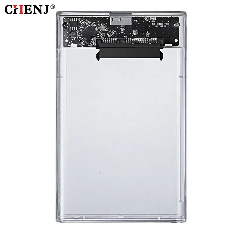 USB3.0 HDD Enclosure 2.5inch Serial Port SATA SSD Hard Drive Case Support 6TB External HDD Case Transparent Hard Disk Box