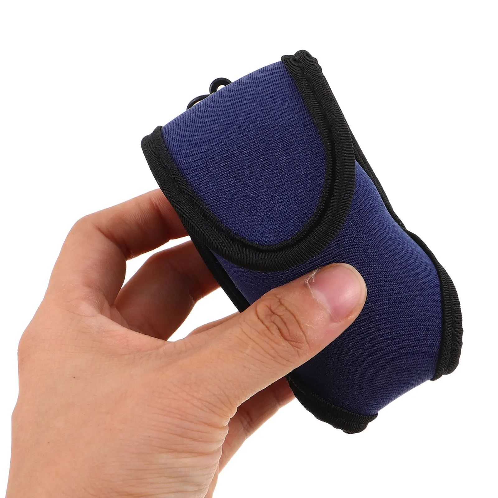 

Стильный синий легкий чехол для мячей для гольфа (2 шт.) для тренировок и турниров - поясной держатель для мячей с быстрым креплением