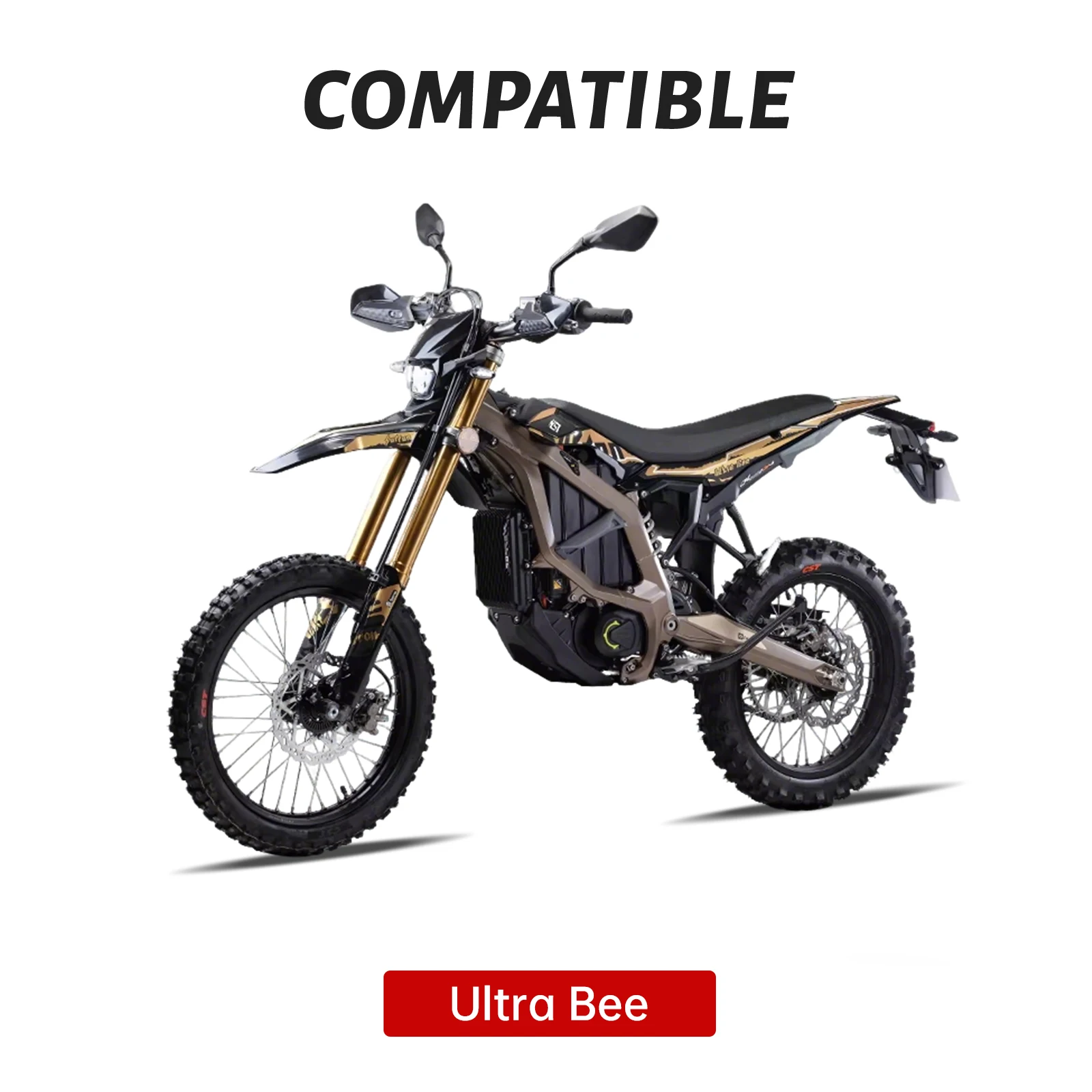 For SURRON Ultra Bee Headlight Switch Button E-bikes Off-road Dirt Bike for SurRon Motorcycles Modified Accessories