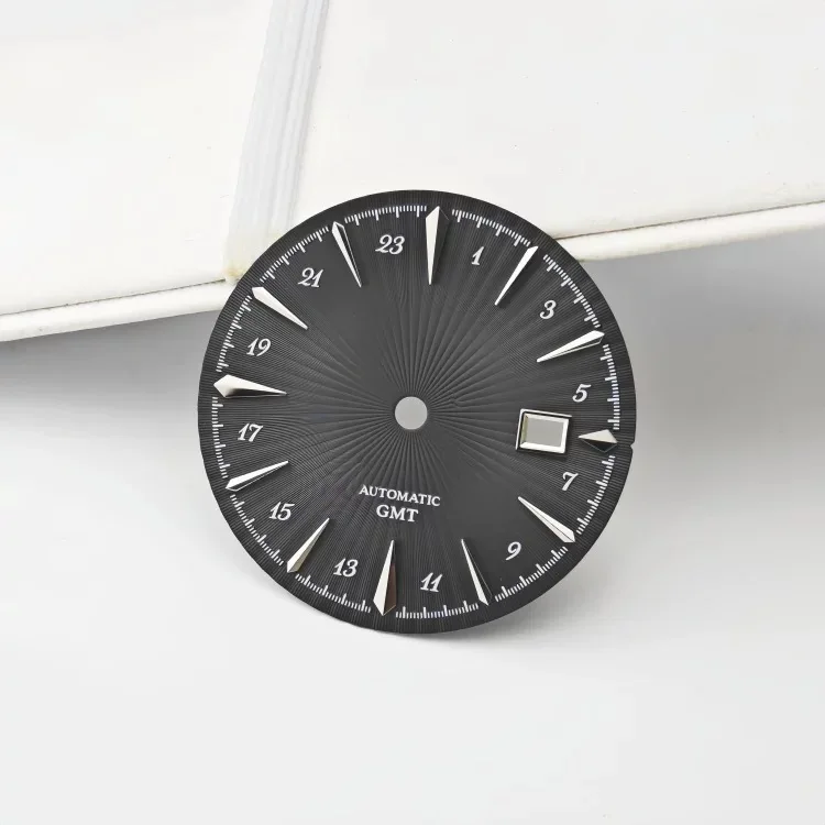 35mm Presage Single Calendar GMT Dial Suitable for NH34, NH35, NH36 Automatic Mechanical Movement with Customizable Logo