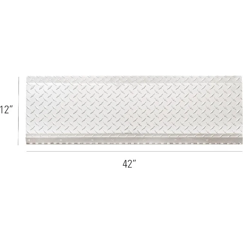 

3005.5266 Hinged Aluminum Trailer Door Slider Plate - 42"