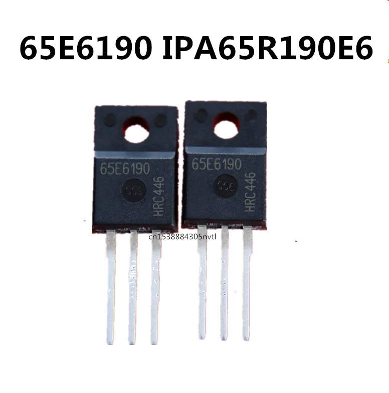 Original 10pcs/ 65E6190 IPA65R190E6  TO-220F 650V 20.2A