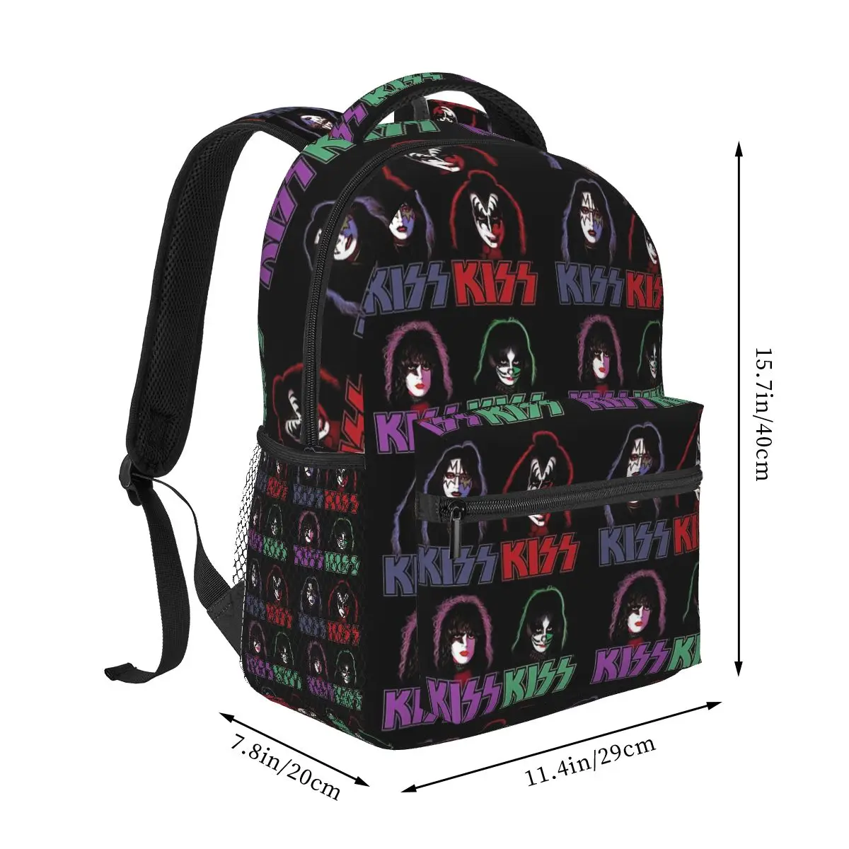 KISS Solo Albums. 1978 Backpack for Girls Boys Travel RucksackBackpacks for Teenage school bag