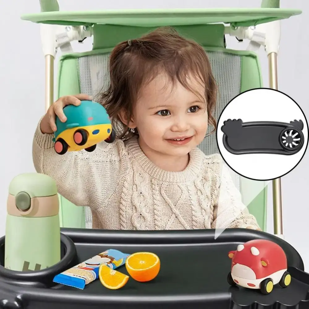 

3 In 1 Baby Stroller Dinner Table Tray Phone Stand Plate Pouch for Toddler Infant Girl Boy Milk Bottle Cup Holder Supplies