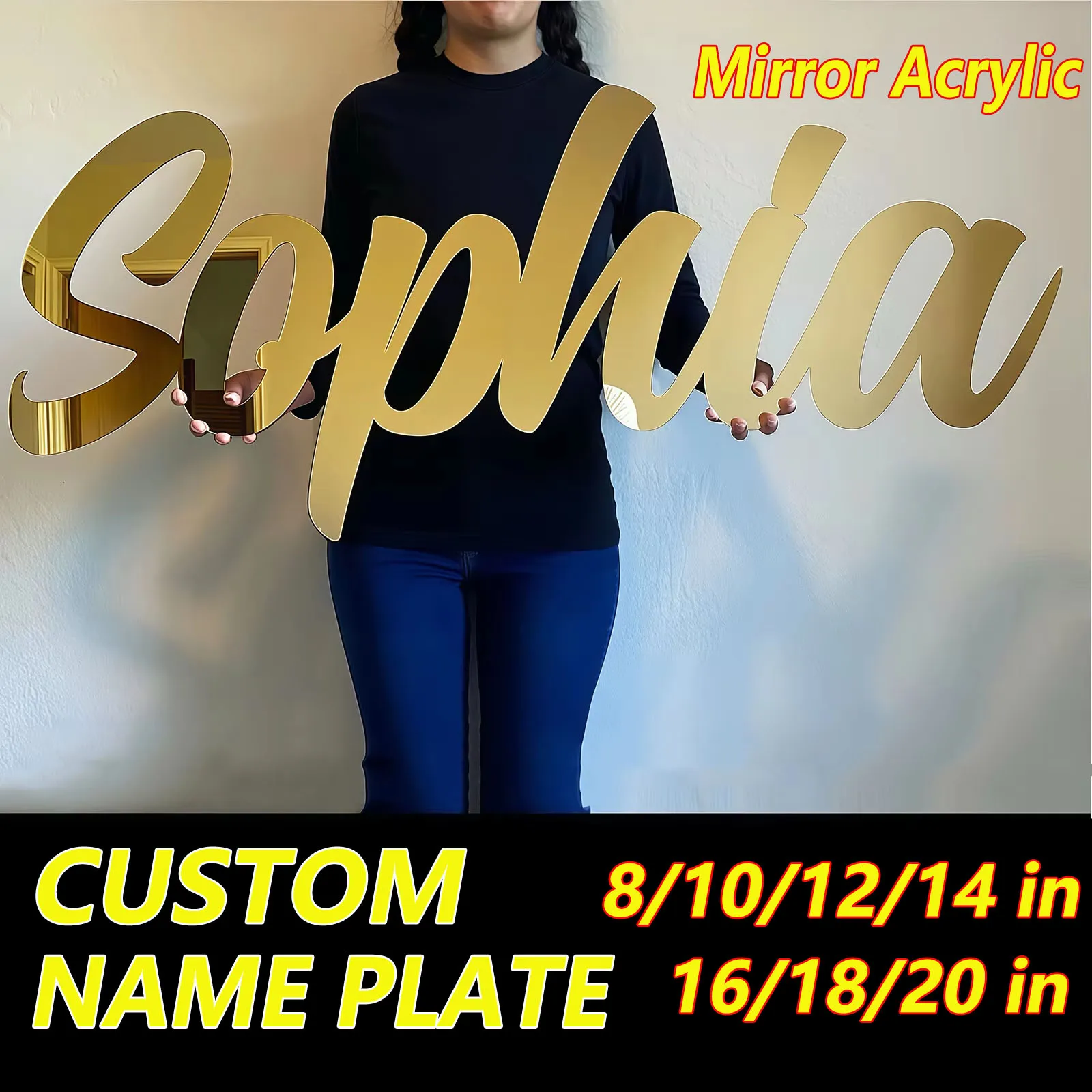 

Custom Acrylic Name Sign Personalized Acrylic Sign 3D Letters Laser Cut Wedding Name Wall Sign Baby Shower Nursery Plate Decor