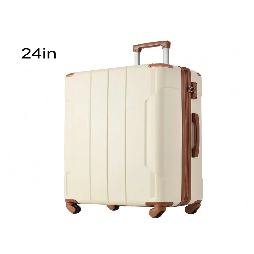 

24-дюймовый чемодан — легкие расширяемые спиннеры с замком TSA для путешествий