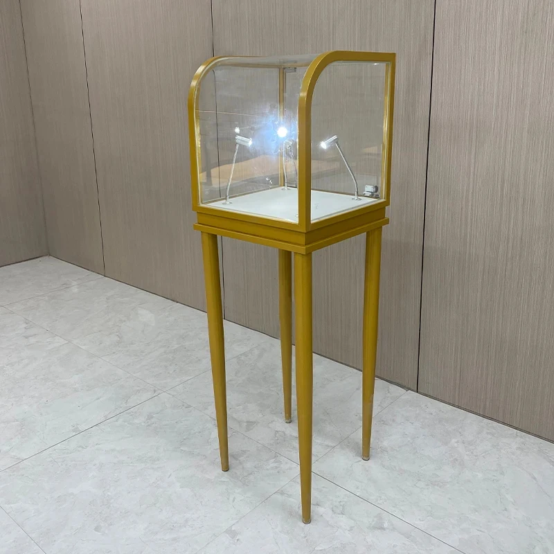 

Customize.Luxury Glass Jewelry Showcase Cabinet with LED Strip Retail Stores and Shopping Malls Store Furniture and Display