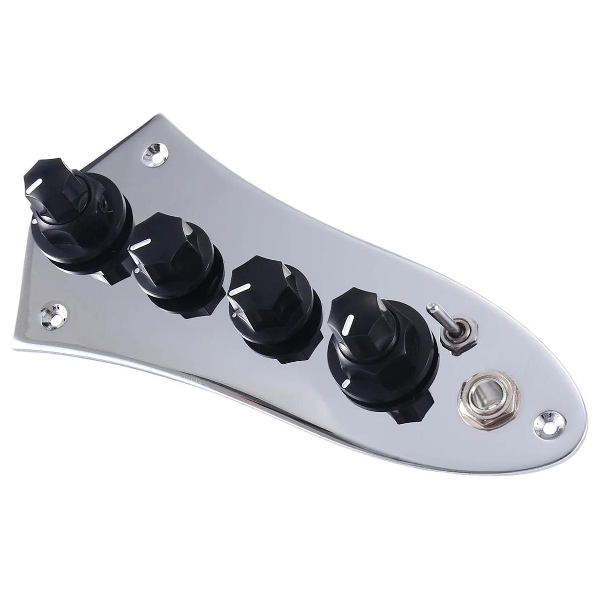 Universal 5 Jazz JB-08 Bass Loaded Control Plate for 4/5 String Bass Guitar Parts