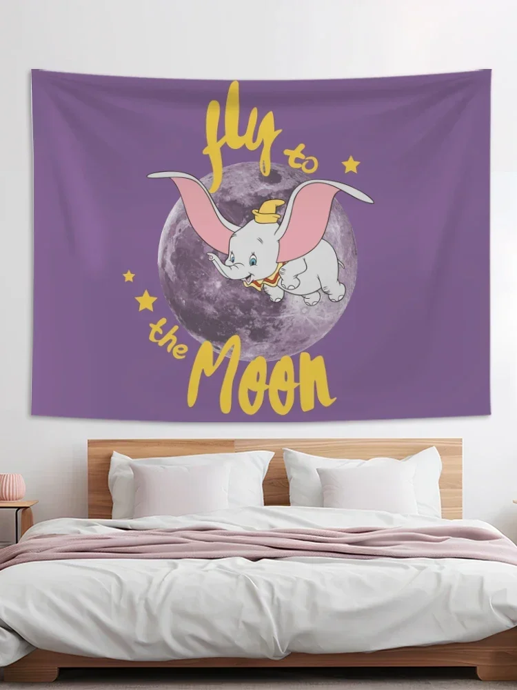 Dumbo cartoondecoration tapestry living room background wall decoration hanging cloth background hanging cloth bedroom