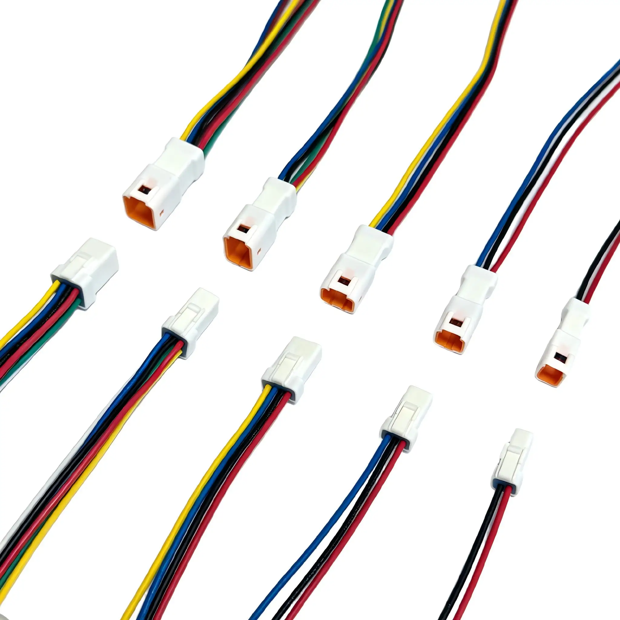 1/5/20 Pairs JST JWPF Waterproof Connector 15CM 22AWG Wire 2 3 4 6 8P Male Female Plug for Car Motorcycle LED Fog Lamp Sensor