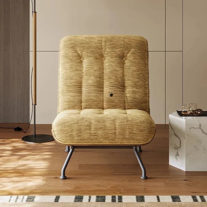 

Винтажный ленивый диван-кресло из орехового дерева, дизайнерское кресло для отдыха, минималистичный одиночный диван-кресло