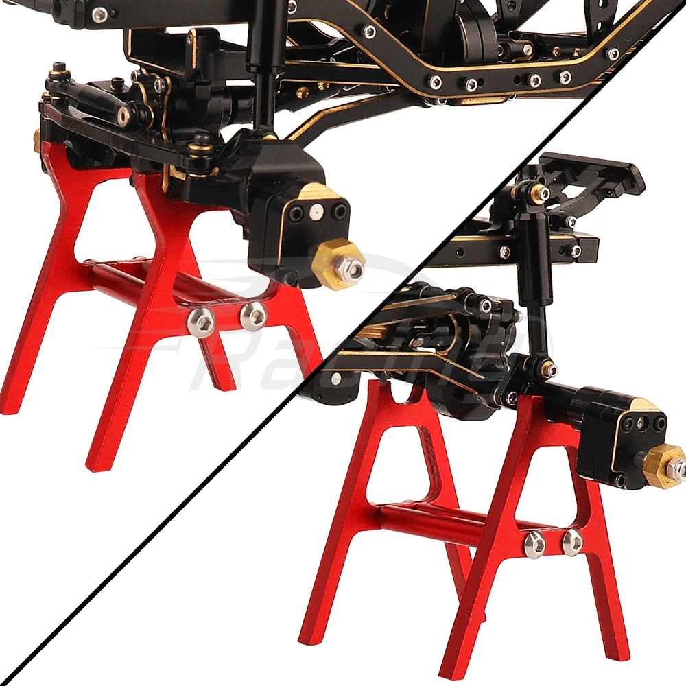 1 SET Simulation Metal Jack Repair Tool Frame Placed Holder for 1/18 1/24 RC Crawler Axial SCX24 AX24 TRX4M FMS24