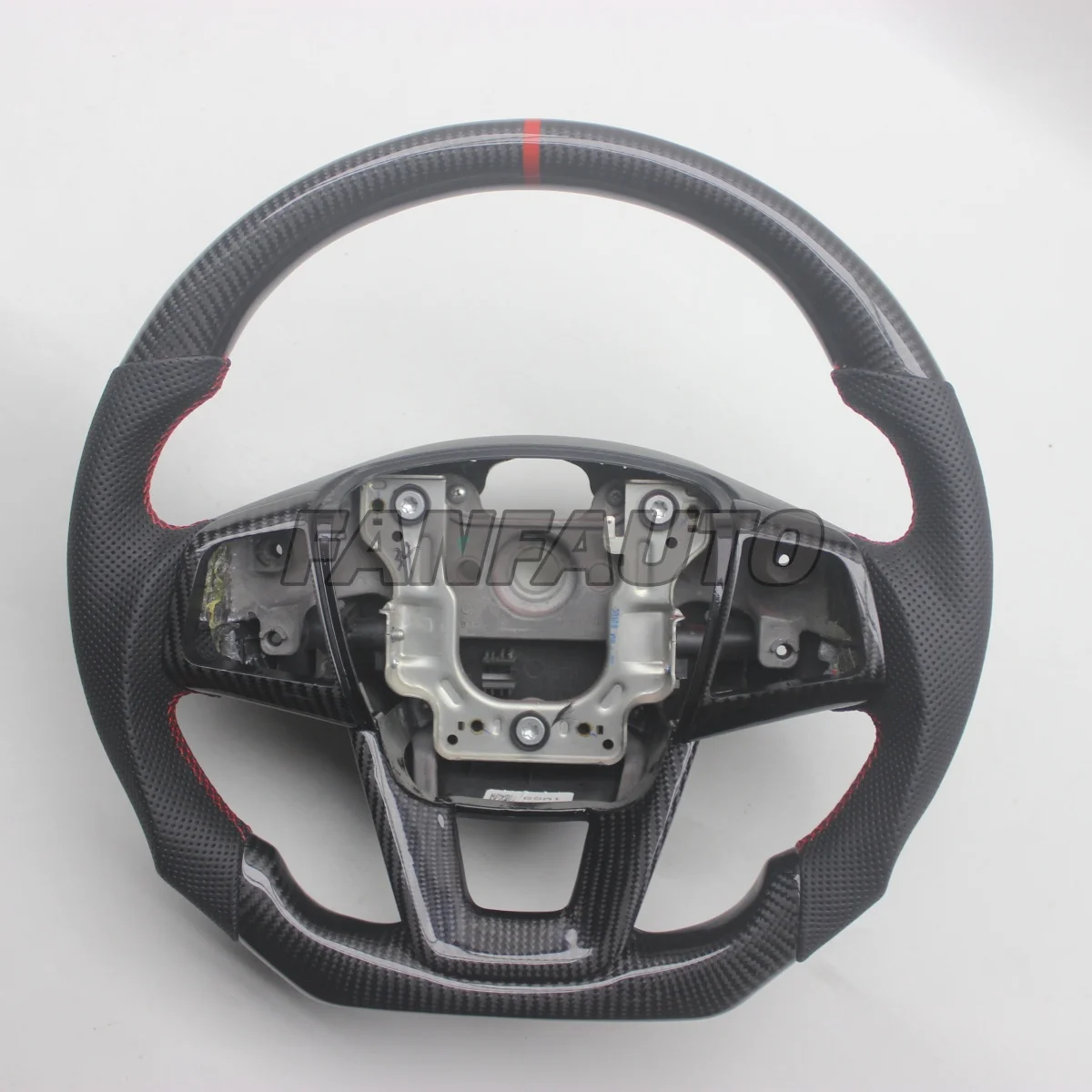 

Replacement for Hyundai IX25 CRETA 2014-2020 Real Carbon Fiber Steering Wheel with Leather