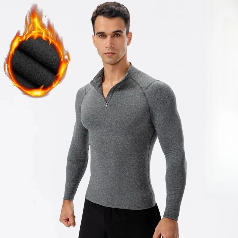 

Premium Thermal Underwear Men Winter Warm Compression Base Layer Set Fleece Long Johns Rashguard for Outdoor Sports