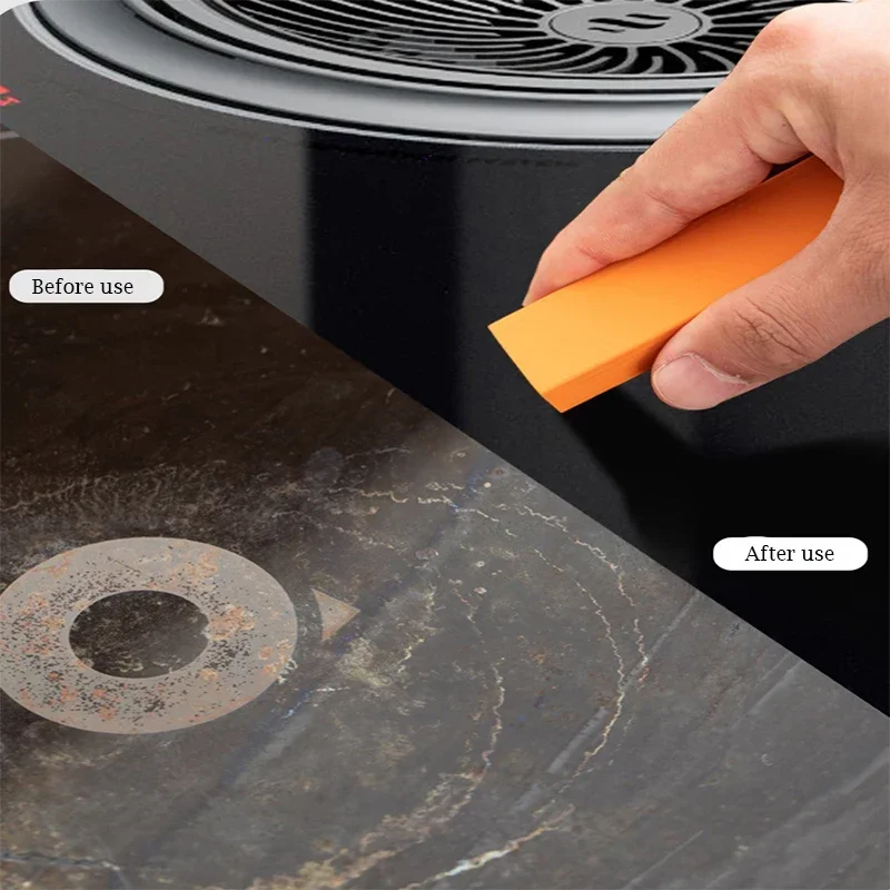 Easy Limescale Eraser Bathroom Glass Rust Remover Rubber Eraser Household Kitchen Cleaning Tools for Pot Scale Rust Brush