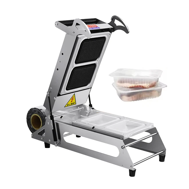 

Wholesale Desktop Lunch Box Tableware Packaging Machine Snack Box Packaging Machine Food Assembly Line Sealing Machine