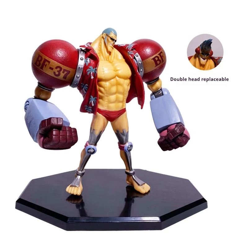 Figura de Anime de One Piece Gk Franky Fighting Pirates Cutty · m 2 cabezas figura de acción estatua decoración muñeca juguetes regalos de navidad