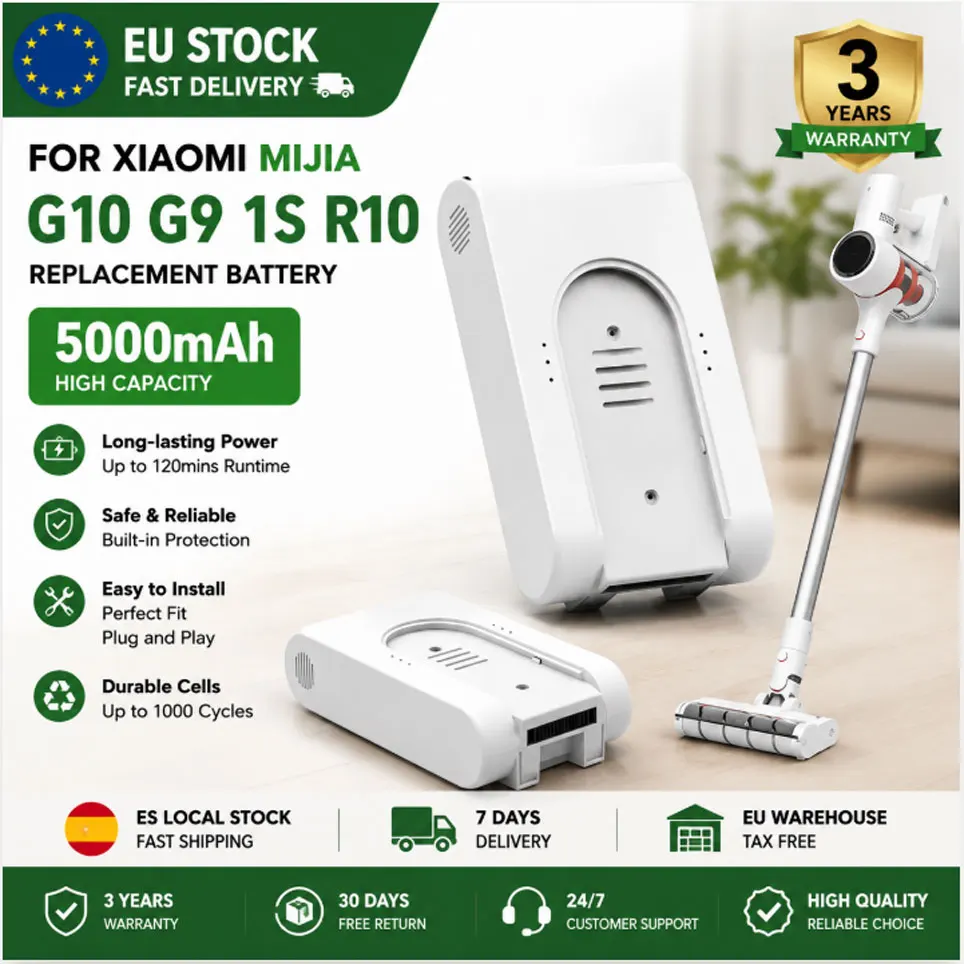 25,2V Akku für Xiaomi Mijia Dreame G9 Plus G10 Plus Kabelloser Staubsauger Batterie für Dreame R10 Pro T10 T20 Pro V12S V16S