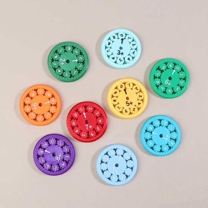 KENSMART-Spinner de bureau pour jeux de maths Fidget Spinner, addition mathématique du bout des doigts, soustraction, multiplication, division