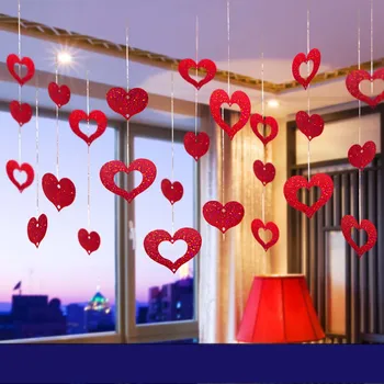 100 個結婚式誕生日パーティーの装飾装飾バルーンレインシルクスパンコールペンダント結婚式用品結婚式の部屋の装飾