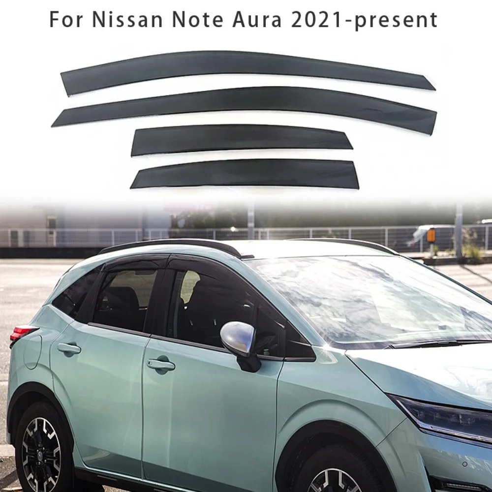 

For Nissan Note Aura 2021 Window Visor Rain Exterior Part Body Kit Accessories