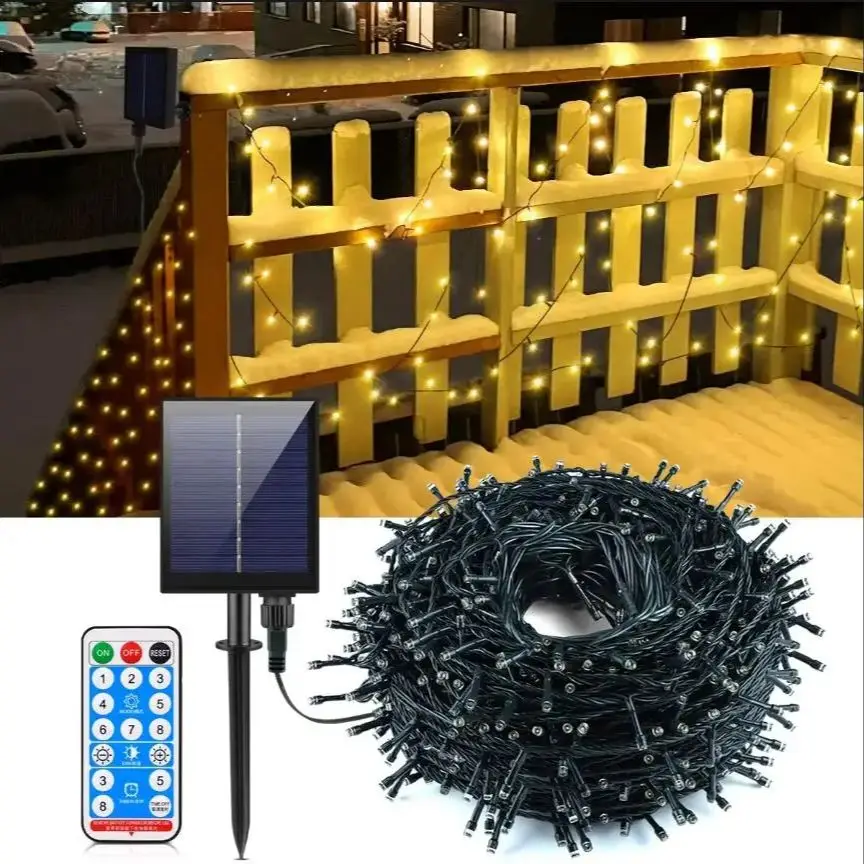 

Solar Wall Porch Lamp Outdoor Fairy String Light Garden Light Waterproof LED Landscape Street Ground Plug Lamp,Holiday Lawn Lamp