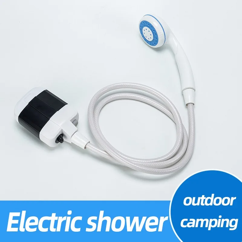 Outdoor Portable Camping Shower USB Rechargeable Electric Shower Pump for Camping Car Washing Gardening Pet Cleaning